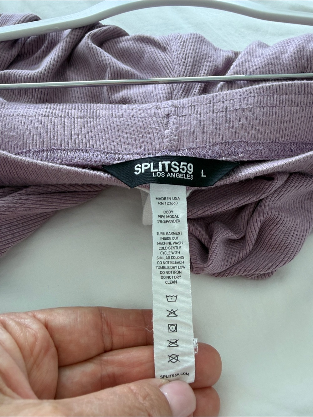Splits59 Mauve Straight Leg Lounge Pants - Picture 7 of 7